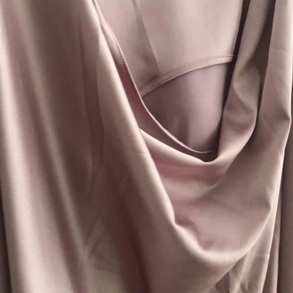 Dance & Marvel satin draped blouse top - Picture 3 of 6